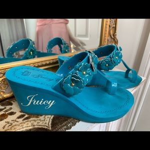 Juicy Couture sandals .used in good condition.
